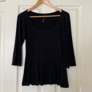 Soft peplum top